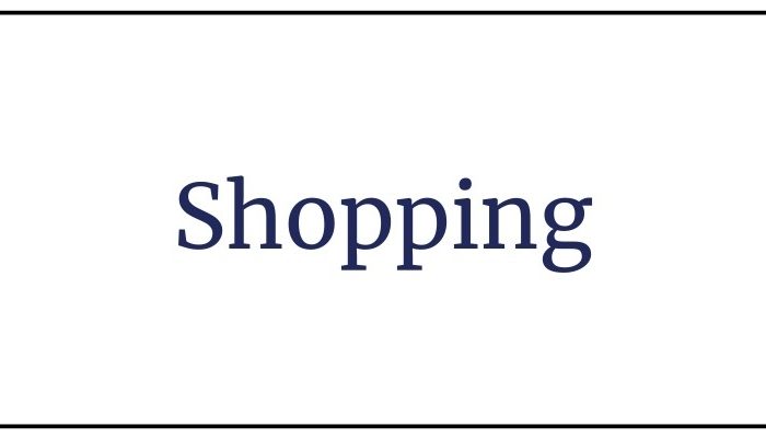 Shopping!